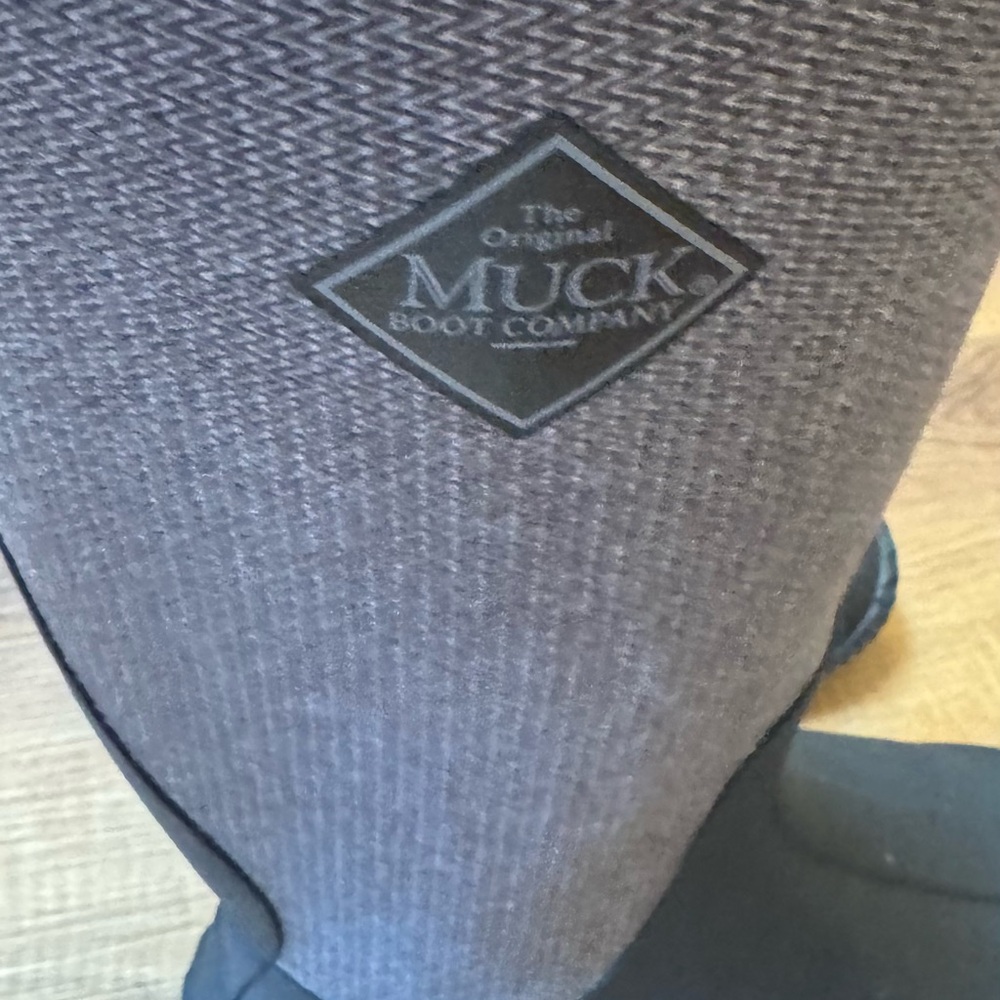 Muck Stylish Black and Gray Tall Boots - Picture 3 of 5